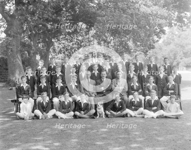 Group portrait, c1935.  Creator: Kirk & Sons of Cowes.