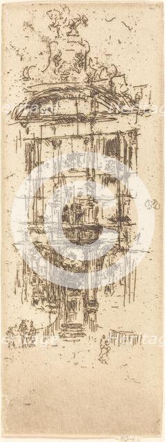 Gold-House, Brussels, 1887. Creator: James Abbott McNeill Whistler.