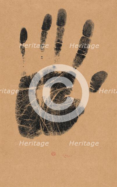 The Artist's Left Hand, 1890s. Creator: Henri-Charles Guerard.