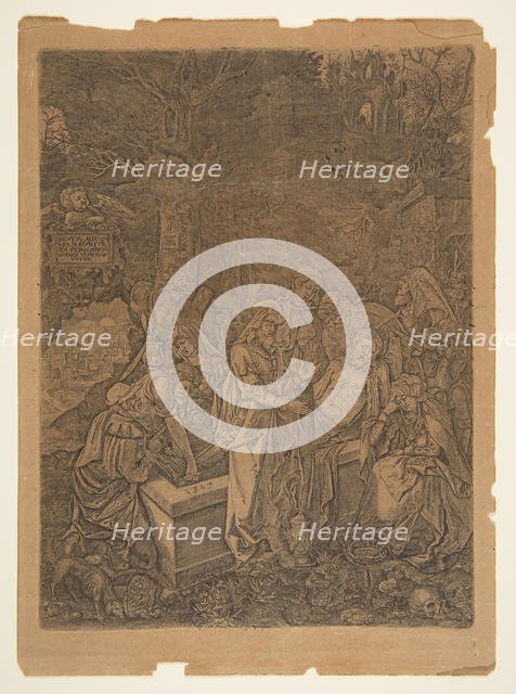 Entombment, 19th century. Creator: Unknown.