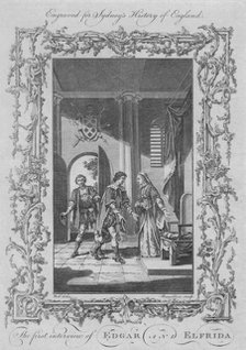 'The first interview of Edgar and Elfrida', 1773.  Creator: Rennoldson.