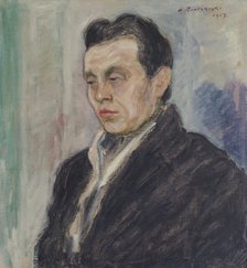 Portrait of a Man (Yrjö Ramstedt), 1913. Creator: Jalmari Ruokokoski.