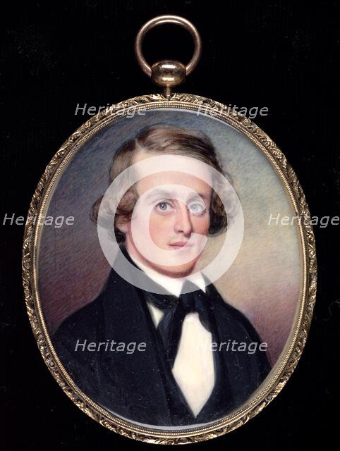 Portrait of a Gentleman, 1842. Creator: Moses B Russell.