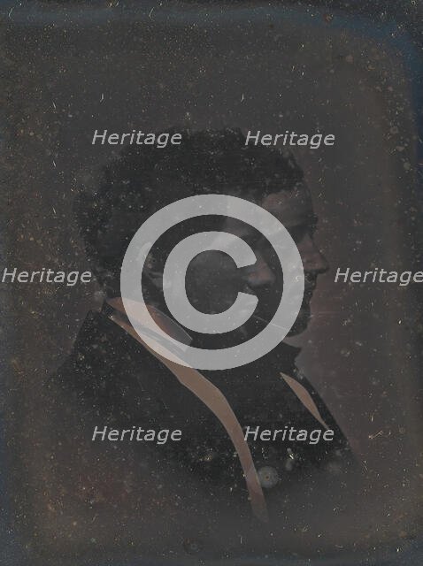 Self-Portrait with Artist's Brother, 1840s. Creator: John Adams Whipple.