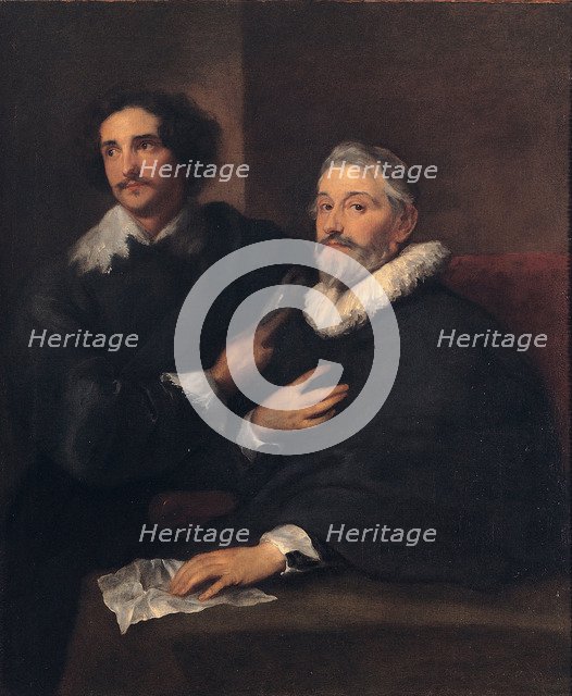 Portrait of the Brothers de Wael, c. 1620-1630. Artist: Dyck, Sir Anthonis, van (1599-1641)