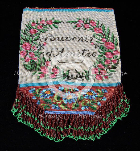 Pouch, American, 1830-60. Creator: Unknown.