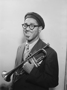 Portrait of Dizzy Gillespie, New York, N.Y., ca. May 1947. Creator: William Paul Gottlieb.