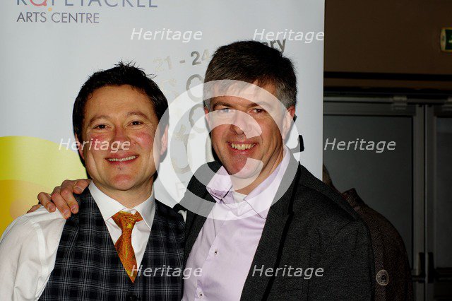 Julian Nicholas and Neal Richardson, Ropetackle Arts Centre, Shoreham, West Sussex, Jan 2016. Artist: Brian O'Connor.