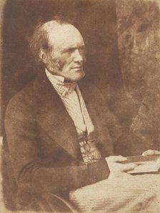 Sir Charles Lyell - Geologist, 1843-47. Creators: David Octavius Hill, Robert Adamson, Hill & Adamson.
