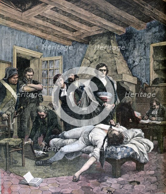 'The Death of Charles Pichegru', 1891. Artist: Henri Meyer