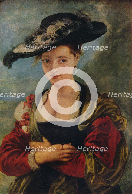 Portrait of Susanna Lunden, (Le Chapeau de Paille), c1622. (1938). Artist: Peter Paul Rubens