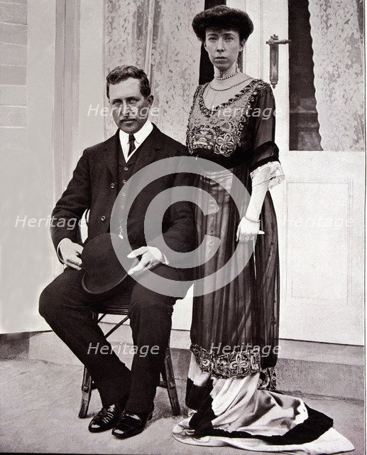 Albert I (1875-1934), King of Belgium, picture of the ilustration of 1910.