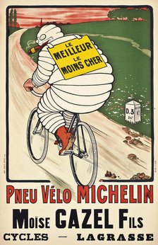 Pneu Vélo Michelin, 1913. Creator: O'Galop, (Marius Rossillon) (1867-1946).