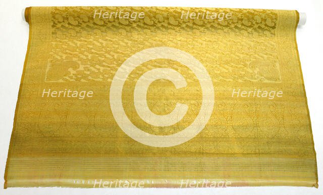 Sari, India, 19th century. Creator: Unknown.