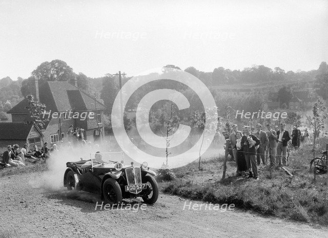 Andre V6, Bugatti Owners Club Hill Climb, Chalfont St Peter, Buckinghamshire, 1935. Artist: Bill Brunell.