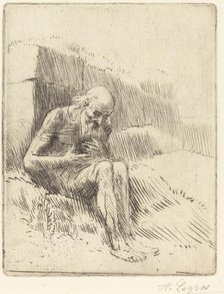 Job, 2nd plate. Creator: Alphonse Legros.