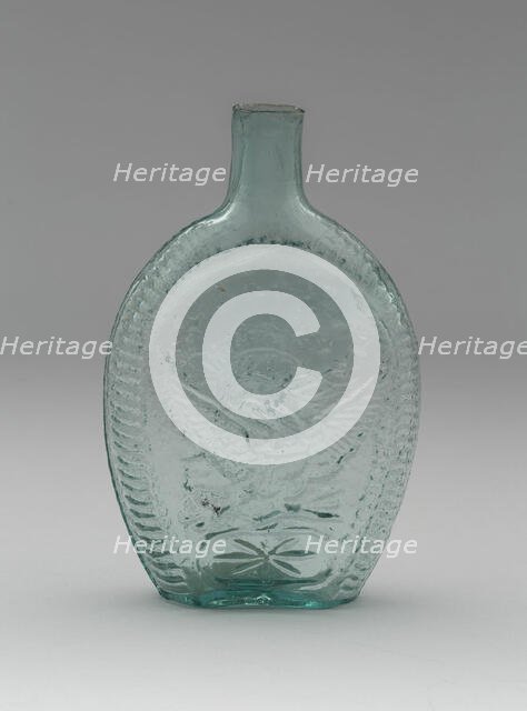 Flask, 1831/40. Creator: Coffin & Hay.