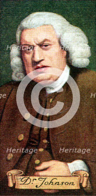 Dr. Johnson, taken from a series of cigarette cards, 1935. Artist: Unknown