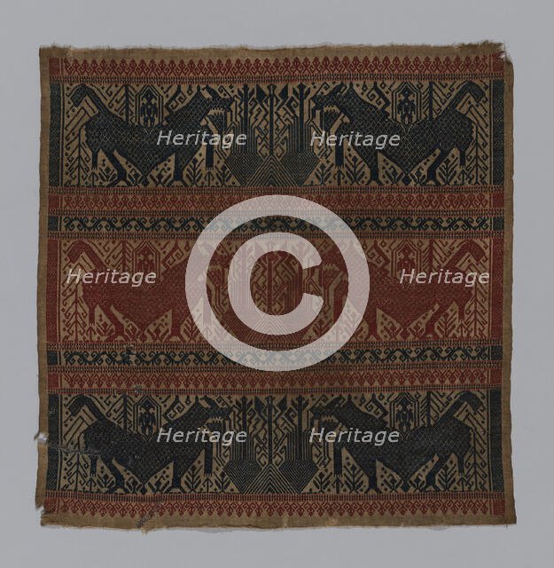 Tampan (Ceremonial Cloth), Indonesia, 19th century. Creator: Unknown.