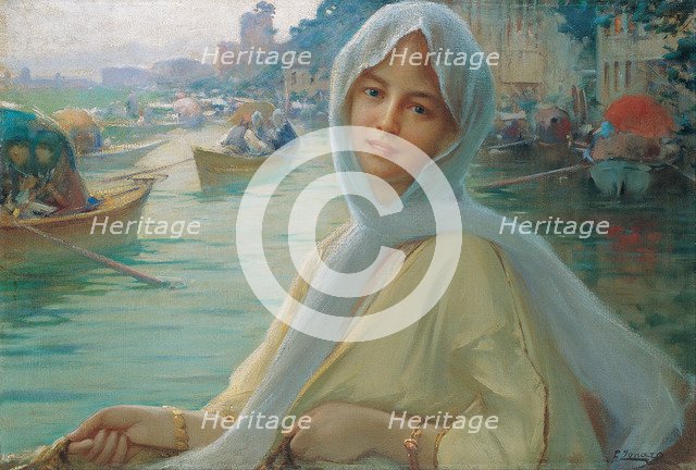 Amusement at Göksu. Artist: Zonaro, Fausto (1854-1929)