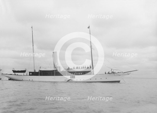 The steam yacht 'Lady Calista'. Creator: Kirk & Sons of Cowes.