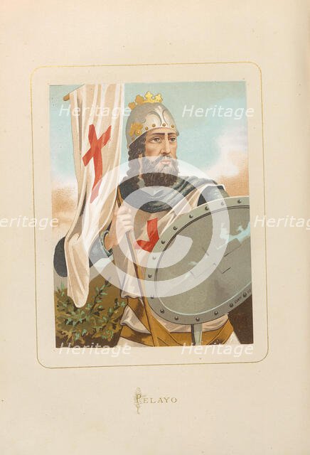 Pelagius of Asturias, 1875-1877. Creator: Anonymous.