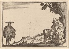 Peasant Removing His Shoe, 1621. Creator: Edouard Eckman.