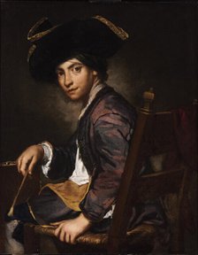 Young Painter in His Studio, c1730. Creator: Fra Galgario (Giuseppe Vittore Ghislandi) (1655-1743).