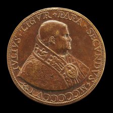 Julius II (Giuliano della Rovere, 1443-1513), Pope 1503 [obverse], 1506. Creator: Cristoforo Foppa.