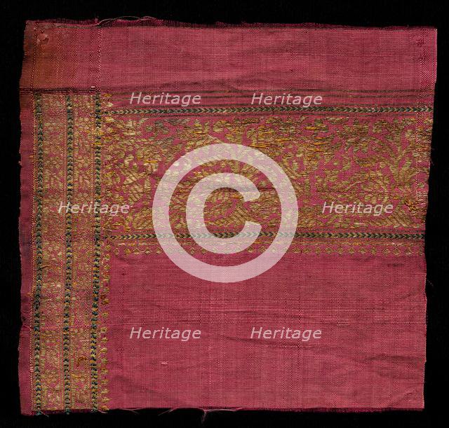 Sari (Fragment), 1800s. Creator: Unknown.