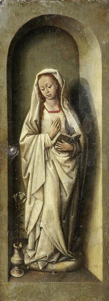 Virgin of the Annunciation, c1485-1490. Creator: Bruges (?) Master.