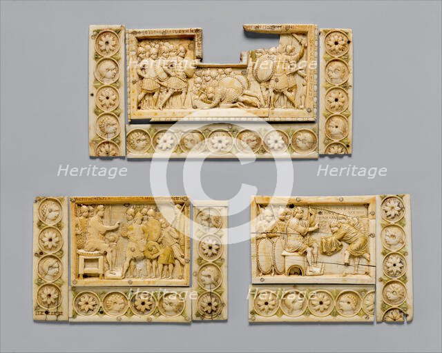 Plaques with Scenes from the Story of Joshua, Byzantine, 900-1000. Creator: Unknown.