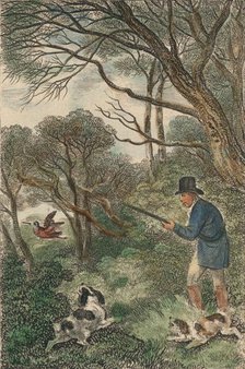 'Woodcock Shooting', 1819. Creator: Samuel Howitt.