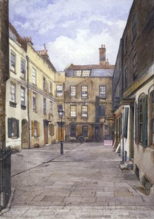 View of Johnson's Court, Fleet Street, London, 1881. Artist: John Crowther
