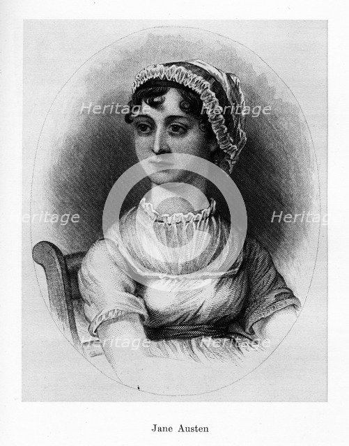 Jane Austen, English novelist, 19th century. Artist: Unknown