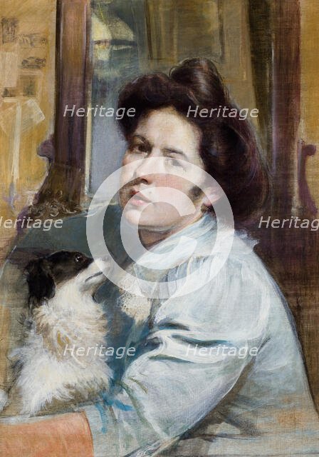 Portrait of Wife, c1905-1910. Creator: Stanislaw Debicki.