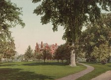 In the grounds of Smith College, Northampton, c1900. Creator: Unknown.