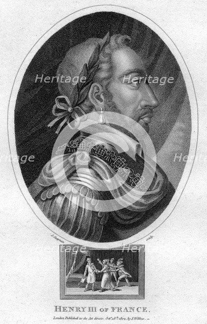 Henry III, King of France, (1804).Artist: J Chapman