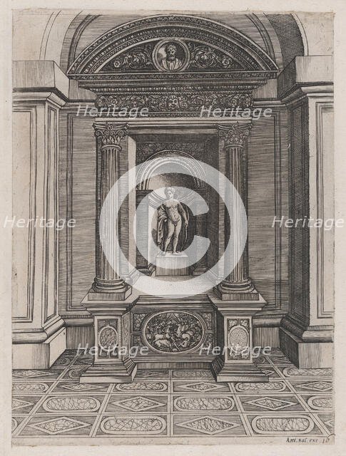 Speculum Romanae Magnificentiae: The Altar of Eros, ca. 1514-36., ca. 1514-36. Creator: Attributed to Agostino Veneziano.