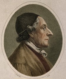 Portrait of the poet and physiognomist Johann Kaspar Lavater (1741-1801), 1813.
