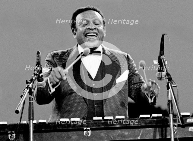 Lionel Hampton,  Knebworth, 1982.   Artist: Brian O'Connor.