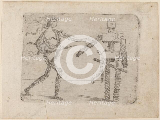 From "Bizzarie di varie Figure", 1624. Creator: Giovanni Battista Bracelli.