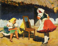 Before leaving for church, 1930-1935. Creator: Teodor Jozef Mousson.