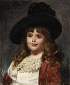 Laura at Seven, 1887. Creator: Charles Emile Auguste Carolus-Duran.