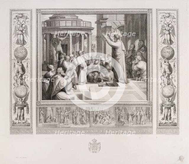 St. Paul Preaching on the Areopagus, 1868. Creator: Raphael.