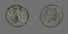 Coin Depicting the God Apollo, 2nd century BCE. Creator: Unknown.