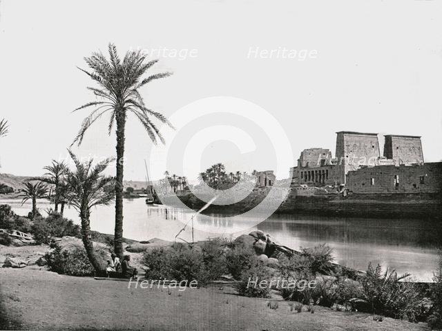 Temple of Isis, Philae, Egypt, 1895. Creator: W & S Ltd.