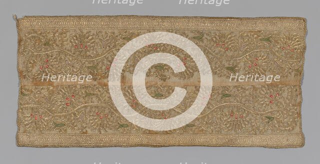 Fragment (Towel or Napkin), Turkey, 1875/1900. Creator: Unknown.