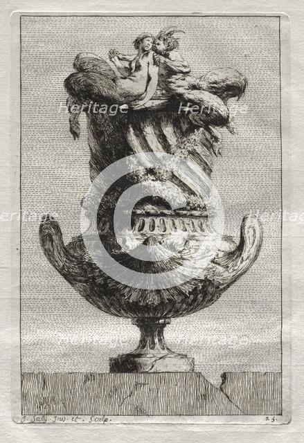 Suite of Vases: Plate 25, 1746. Creator: Jacques François Saly (French, 1717-1776).
