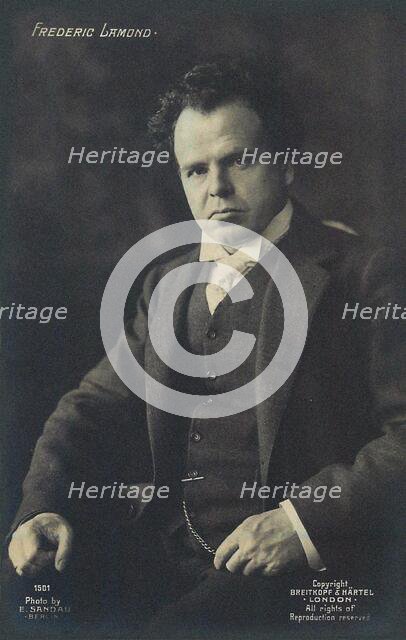 Portrait of the pianist and composer Frederic Lamond (1868-1948). Creator: Sandau, Ernst (1880-1918).